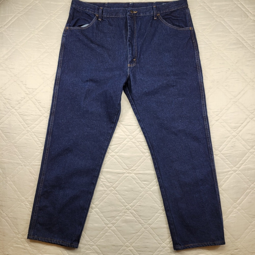 Rustler Regular Fit Straight Leg blue jeans size 42X30‎ nwt